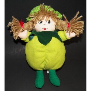 Chosun Girl Green 9" Plush Stuffed Animal Toy Doll Yarn Hair Braids